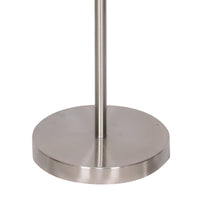 Thumbnail for Sarantino Brushed Nickel Height-Adjustable Metal Floor Lamp