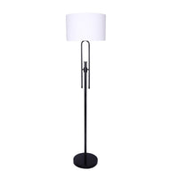 Thumbnail for Sarantino Height-Adjustable Metal Floor Lamp Matte Black