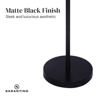 Thumbnail for Sarantino Height-Adjustable Metal Floor Lamp Matte Black