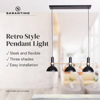 Thumbnail for Sarantino 3-Light Hanging Pendant Lamp