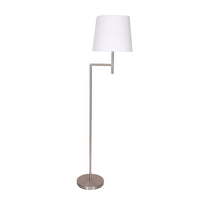 Thumbnail for Sarantino Nickel Metal Arc Floor Lamp