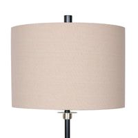 Thumbnail for Sarantino Metal Table Lamp with Linen Drum Shade