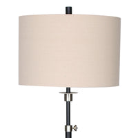 Thumbnail for Sarantino Metal Floor Lamp with Cream Drum Shade