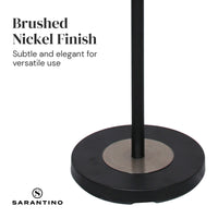 Thumbnail for Sarantino Metal Floor Lamp with Cream Drum Shade