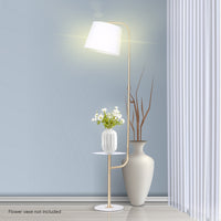 Thumbnail for Sarantino Glass End Brass Finish Table Top Floor Lamp