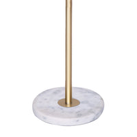 Thumbnail for Sarantino Glass End Brass Finish Table Top Floor Lamp