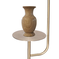 Thumbnail for Sarantino Marble & Metal End Table Top Floor Lamp