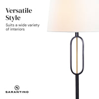 Thumbnail for Sarantino Classic Floor Lamp with Empire Shade