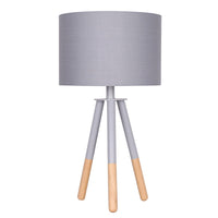 Thumbnail for Sarantino Tripod Desk Lamp in Metal & Wood Nordic Minimalist Light