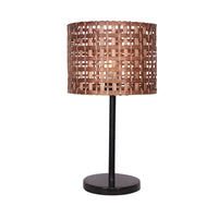 Thumbnail for Sarantino Rattan Desk Lamp With Black Marble Base