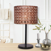 Thumbnail for Sarantino Rattan Desk Lamp With Black Marble Base