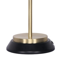 Thumbnail for Sarantino Electric Reading Light Table Lamp Brass Finish - Black