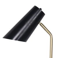 Thumbnail for Sarantino Electric Reading Light Table Lamp Brass Finish - Black