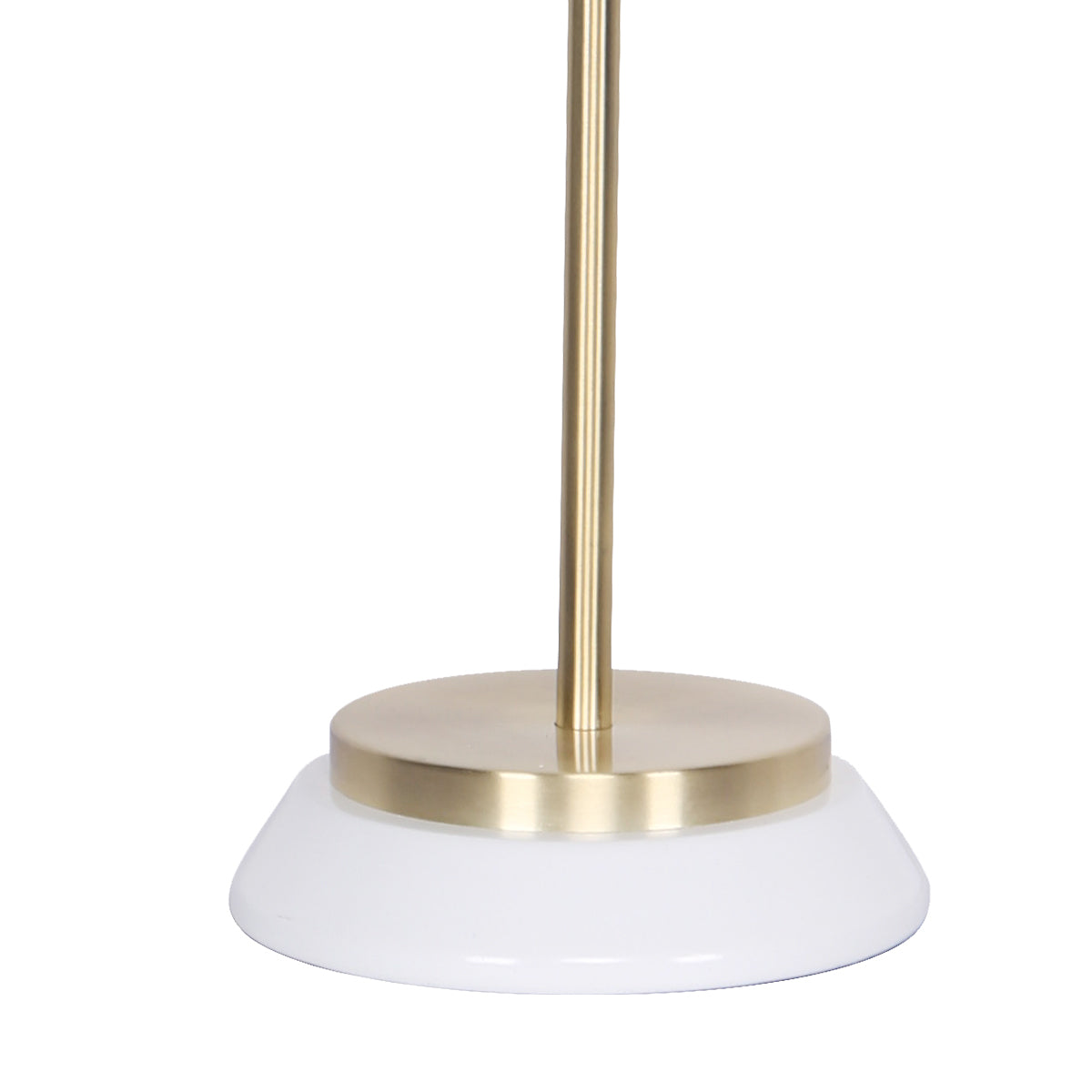 Sarantino Electric Reading Light Table Lamp Brass Finish - White