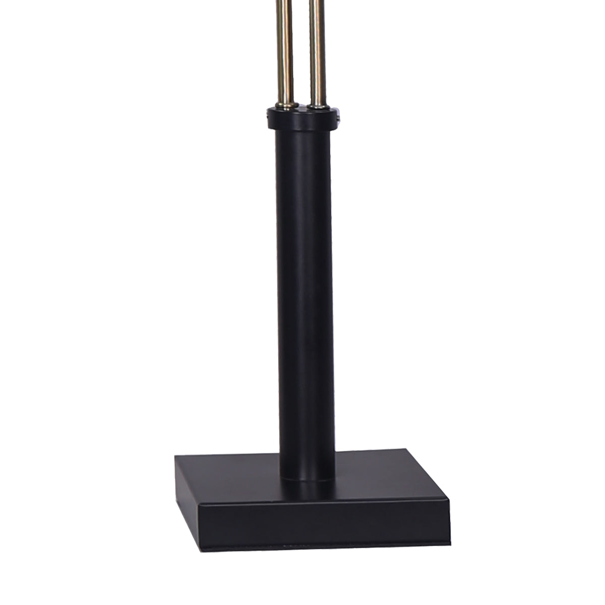 Sarantino LED Metal Table Lamp with 2 Lights Brushed Gold Black Finish