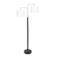 Thumbnail for Sarantino Black/Brass Finish Reading Light  Electric Table Lamp