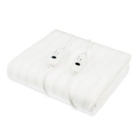 Thumbnail for Laura Hill Electric Blanket Queen Size Fitted Underlay Winter Throw - White