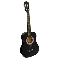 Thumbnail for Karrera 34in Acoustic Children Wooden Guitar - Black