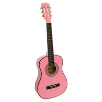 Thumbnail for Karrera 34in Acoustic Wooden Childrens Guitar - Pink