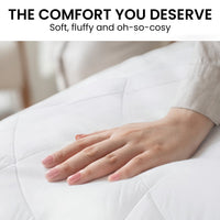 Thumbnail for Laura Hill 500GSM Microfibre Bamboo Quilt Comforter Doona - King