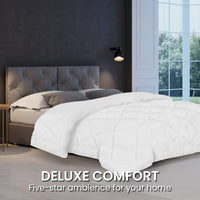 Thumbnail for Laura Hill 500GSM Microfibre Bamboo Quilt Comforter Doona - King