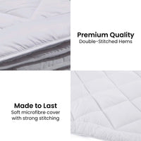 Thumbnail for Laura Hill 500GSM Microfibre Bamboo Quilt Comforter Doona - King