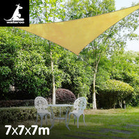 Thumbnail for Wallaroo Triangle Shade Sail 7x7x7 - Sand