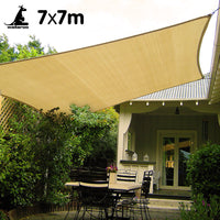 Thumbnail for Wallaroo Rectangular Shade Sail 7m x 7m - Sand