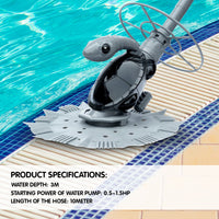 Thumbnail for HydroActive Automatic Swimming Pool Vacuum Cleaner Leaf Eater Turtle