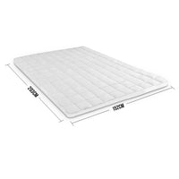 Thumbnail for Laura Hill Weighted Blanket Heavy Quilt Doona 5Kg - White