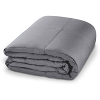 Thumbnail for Laura Hill Weighted Blanket Heavy Quilt Doona 9Kg - Grey