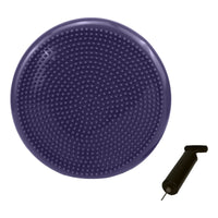 Thumbnail for Powertrain Yoga Stability Disc w/ Pump Home Gym Pilate Balance Trainer - Purple