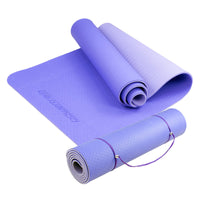 Thumbnail for Powertrain Eco-Friendly TPE Pilates Exercise Yoga Mat 8mm - Light Purple