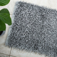 Thumbnail for Luxury High Pile Soft Non Slip Bathmat 50 x 80cm (Silver)