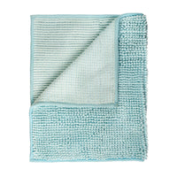 Thumbnail for Microfiber Shower & Bathroom Bath Mat Non Slip Soft Pile Design (Aqua)
