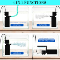 Thumbnail for Aquarium Submersible Filter Pond Pump 1200L/H 22W 1.6m