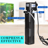 Thumbnail for Aquarium Submersible Filter Pond Pump 1200L/H 22W 1.6m