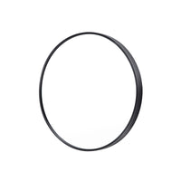 Thumbnail for Wall Mirror Round Aluminum Frame Bathroom 50cm BLACK