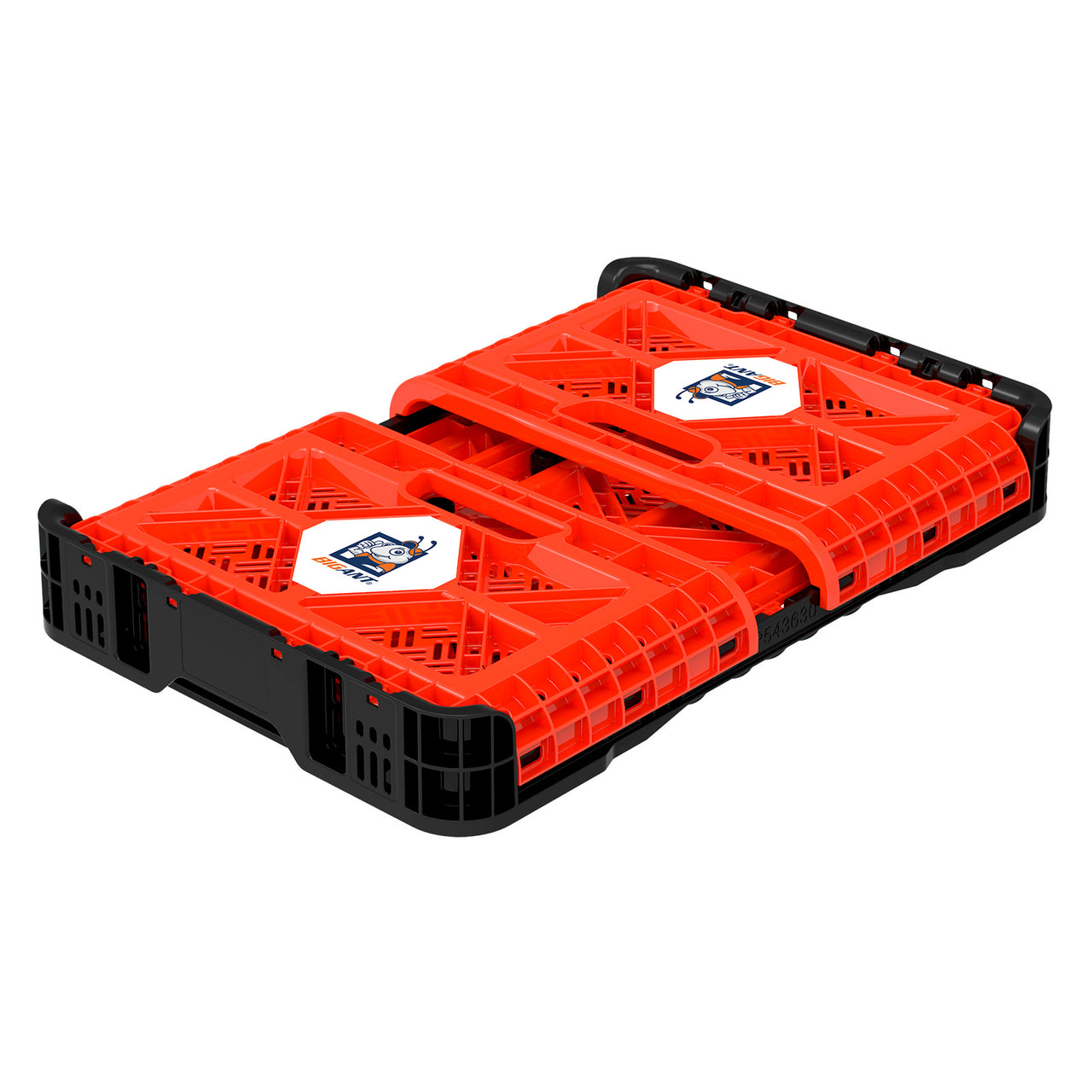48L Smart Foldable Stackable Crate Tool Collapsible Storage Box - Red ...