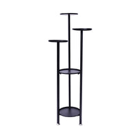 Thumbnail for La Bella 100cm Black Plant Stand Planter Shelf Rack 5 Tier Steel