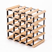 Thumbnail for Timber Wine Rack Storage Cellar Organiser 20 Bottle