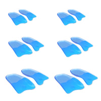 Thumbnail for 2X Set Half Insoles Shoe Inserts 3-Size Combo Gel Arch Support Foot Pad