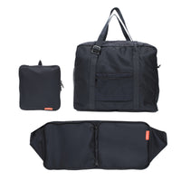 Thumbnail for Shopper Bag Travel Duffle Bag Foldable Laptop Luggage Nylon KO-BOSTON NAVY