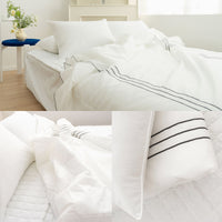 Thumbnail for Saesom Flua Snow Comforter Set Queen Cool Quilt Bedspread WHITE
