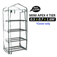 Thumbnail for Mini Garden Greenhouse Shed PVC Cover Only Apex