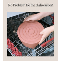 Thumbnail for Airfryer Reusable Silicone Pot Large Brown Nonstick Nontoxic