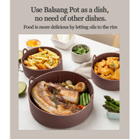 Thumbnail for Airfryer Reusable Silicone Pot Large Chocolate Nonstick Nontoxic