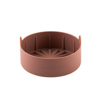Thumbnail for Airfryer Reusable Silicone Pot Small Brown Nonstick Nontoxic