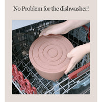 Thumbnail for Airfryer Reusable Silicone Pot Small Chocolate Nonstick Nontoxic