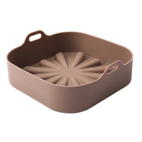 Thumbnail for Airfryer Reusable Silicone Pot Square Chocolate Nonstick Nontoxic